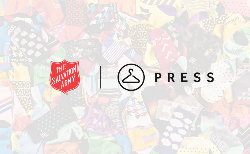 Press Cleaners Pairs with Salvation Army to Find New Homes for Wayward Socks  Through New ‘Socks for Souls’ Program